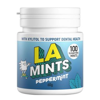 LA Sugar Free Peppermint Mints Bottle 60g 6 Pack Carton