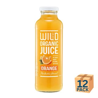 Wild1 Organic Juice Orange 360ml 12 Pack Carton