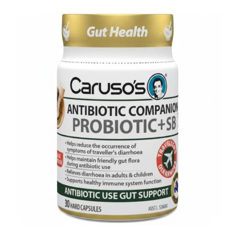 Carusos Natural Health Probiotic Saccharomyces Boulardii 30 Capsules