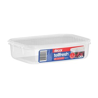Decor Tellfresh Oblong 900ml 6 Pack Carton