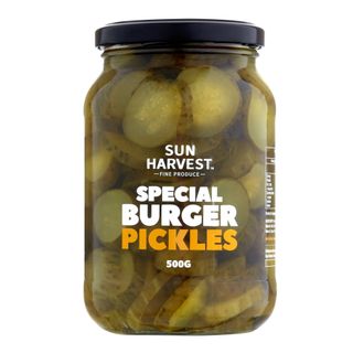 Sun Harvest Burger Pickles 500g 6 Pack Carton