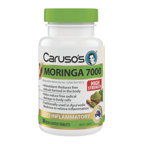 Carusos Natural Health Moringa 7000 30 Tablets