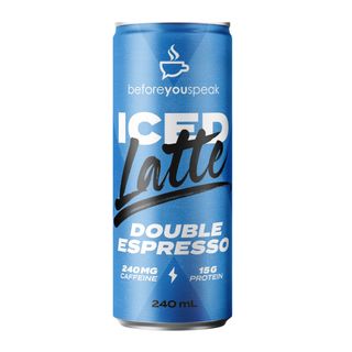 BeforeYouSpeak Protein Iced Latte Double Expresso 240ml 12 Pack