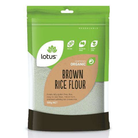 Lotus Organic Brown Rice Flour - 500g