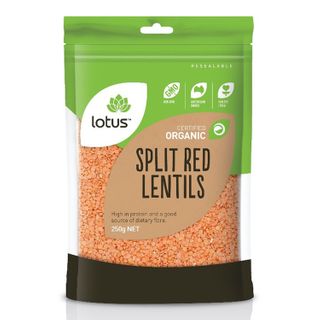 Lotus Organic Red Lentils - 250g