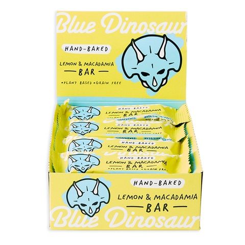 Blue Dinosaur Snack Bar Lemon Macadamia 45g 12 Pack