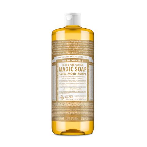 Dr Bronners Sandalwood Jasmine 18-in-1 Pure-Castile Magic Soap 946ml