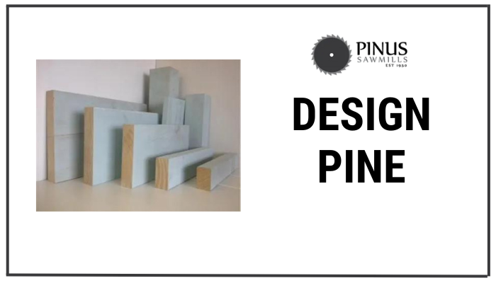 Multiple pieces of Design Pine timber in various sizes from Pinus Sawmills, stacked together, used for decorative and structural applications.