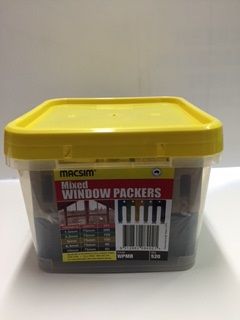 CARPENTRY WINDOW PACKER MIX BUCKET