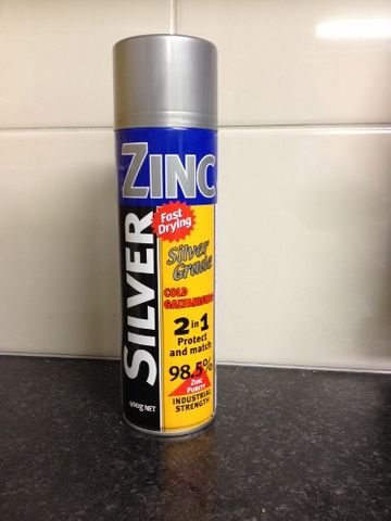 SILVER ZINC 400G SPRAY CAN