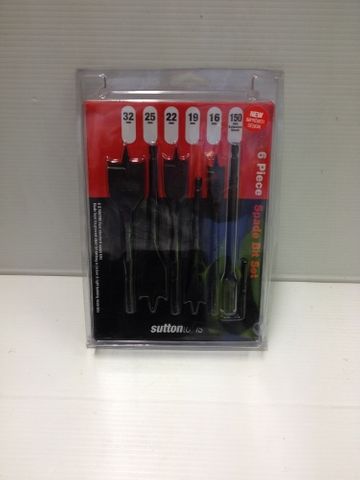 6 PIECE SPADE BIT SET