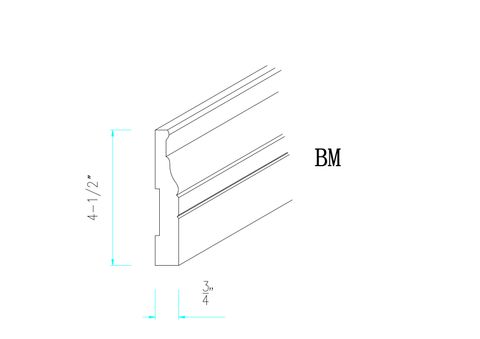 Slim Java Shaker Base Molding