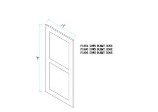 Dummy  Door P1884 DOWN