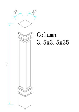 Ivory White Column