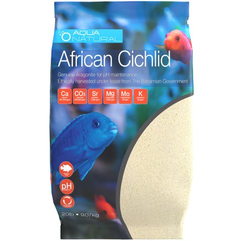 Cichlid Aragonite 9kg Bag