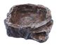 KOM TERRACED DISH BROWN MEDIUM