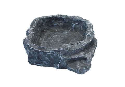 KOM TERRACED DISH GREY MEDIUM