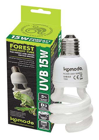 KOM COMPACT LAMP UVB 5% ES 15W