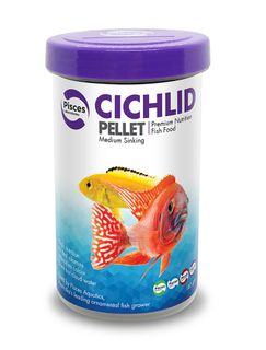 CICHLID PELLET MED 140GM - SINGLE