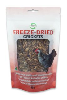 PISCES FREEZEDRIED CRICKET POULTRY 50G