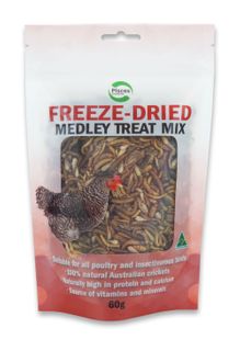 PISCES DRIED MEDLEY POULTRY 60G