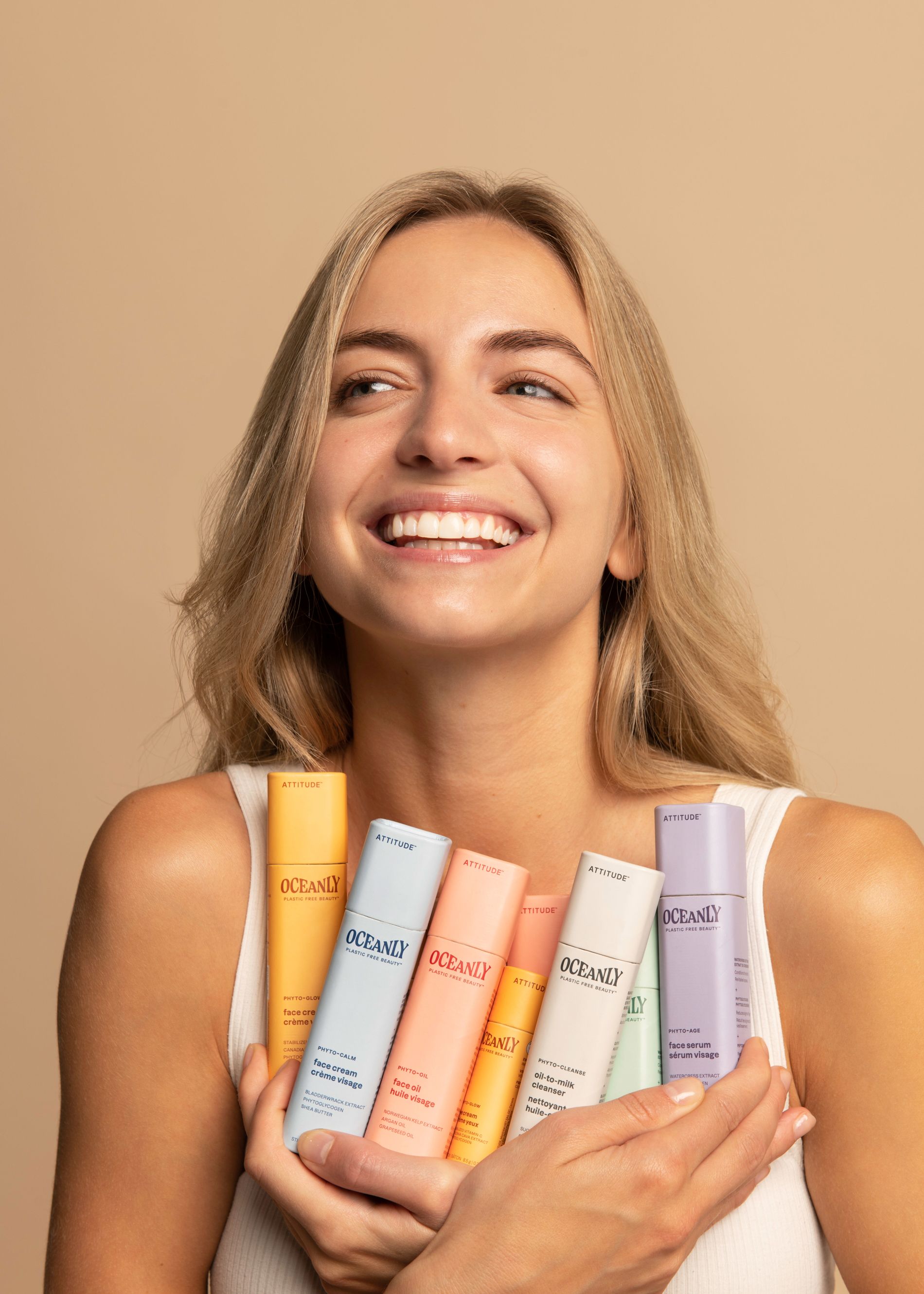 <p class='h6'>The world’s first solid plastic-free skincare.</p><p class='h1'>3 less 10% + free testers introductory offer</p><div class='button-group'><a class='btn btn-primary' href='/tag/1-brand/value/25-oceanly'>Order now</a></div>