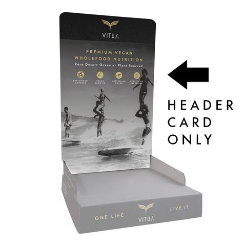 VITUS COUNTER UNIT HEADER CARD