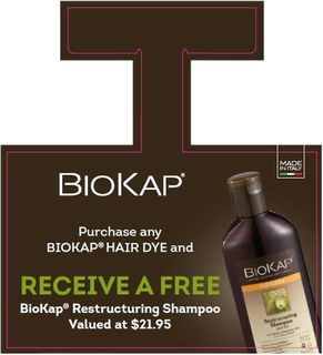 BIOKAP FREE SHAMPOO WOBBLER