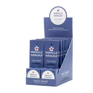 MIRACLE MANUKA SKIN BALM 17G X12 DISPLAY