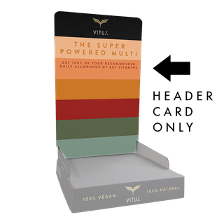 VITUS VEGAN MULTI HEADER CARDS