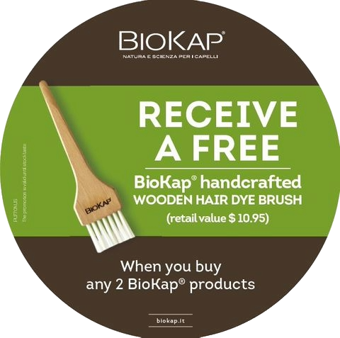 BIOKAP SHORT WOODEN BRUSH GWP STICKER