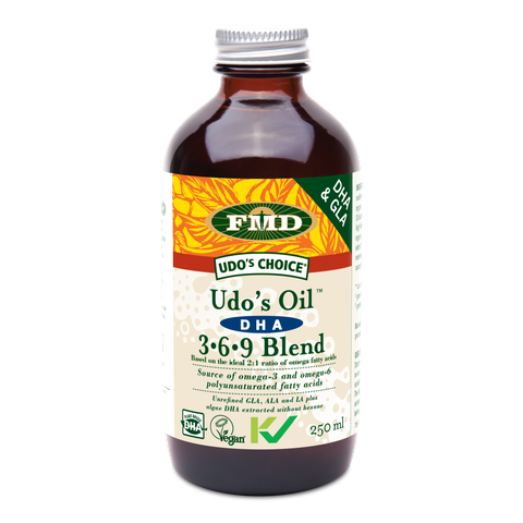UDOS OIL OMEGA 3+6+9 BLEND + DHA 250ML