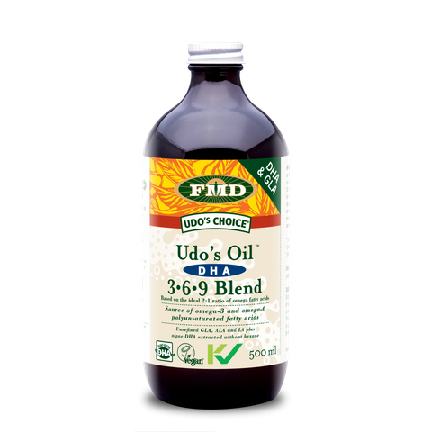 UDOS OIL OMEGA 3+6+9 BLEND + DHA 500ML
