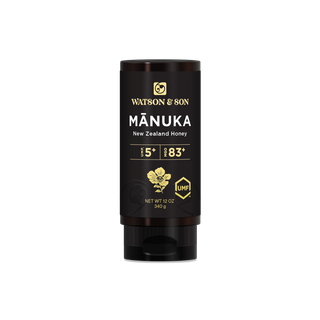 UMF 5+/MGO 83+ MANUKA HONEY 340G SQUEEZE