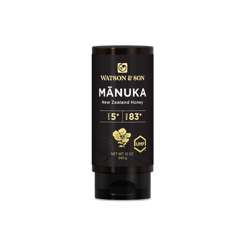 UMF 5+/MGO 83+ MANUKA HONEY 340G SQUEEZE