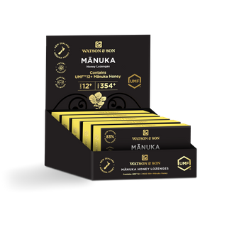 UMF 12+/MGO354+ MANUKA LOZ W/LEMON 12 PK