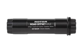 Rotor Crank Axle Road 30mm Offset Black QF:152mm Chainline:46mm Length:128.4mm