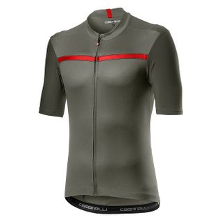 Castelli Jersey Unlimited Forest Grey - L