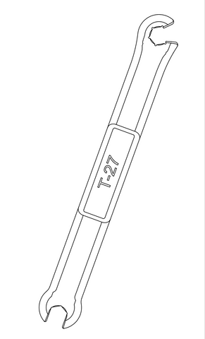 Fulcrum Tool T-27 Spoke wrench