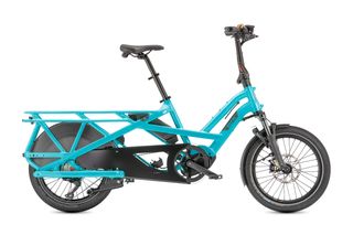 Tern E-Bike GSD S10 20" 500w/h Gloss Beetle Blue/Dark Grey 10s Bosch Cargo Line 32kph w/ Rack, Fenders, 500wh