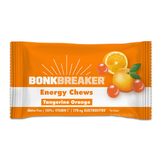 Bonk Breaker Energy Chews Tangerine Orange 1 box with 10x 50g packs