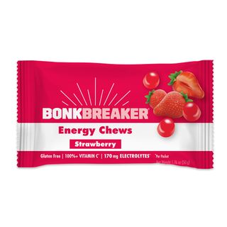 Bonk Breaker Energy Chews Strawberry 1 box with 10x 50g packs