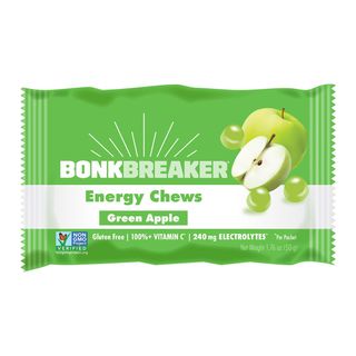 Bonk Breaker Energy Chews Green Apple 1 box with 10x 50g packs