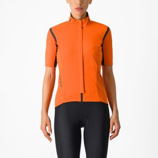 Castelli Jacket Gabba RoS 2 Women's Red Orange/Black Reflex - M