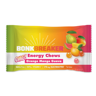 Bonk Breaker Energy Chews OMG! Orange Mango Guava 1 box with 10x 50g packs