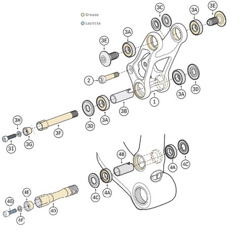 Cervelo ZFS-5 Linkage Kit