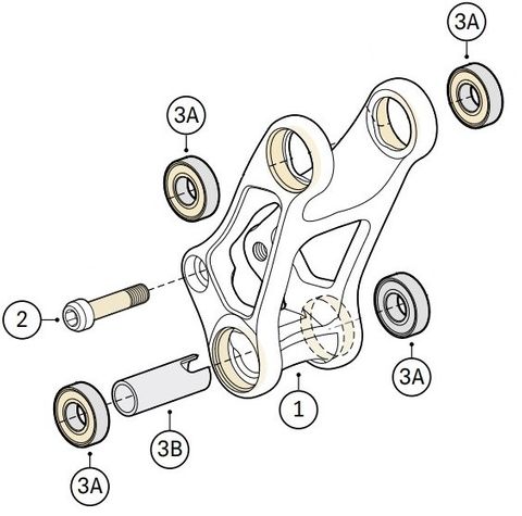 Cervelo ZFS-5 Upper Link Kit