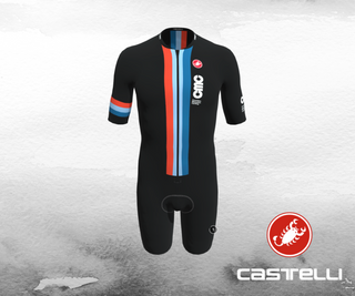 Castelli CMC BTW Men's Speed Suit, Progetto X2 Air Seamless Seat Pad - L