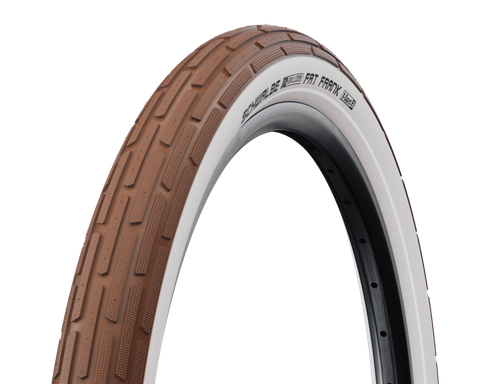 Schwalbe Tyre Fat Frank - Brown/White Wall