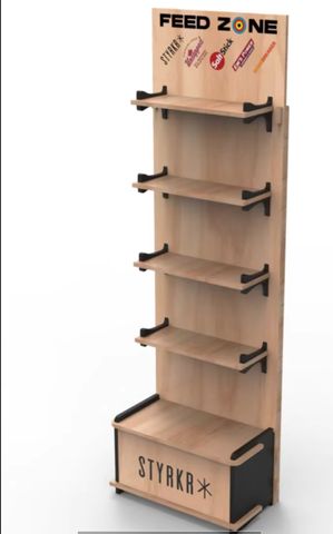 Feed Zone Merchandising Stand